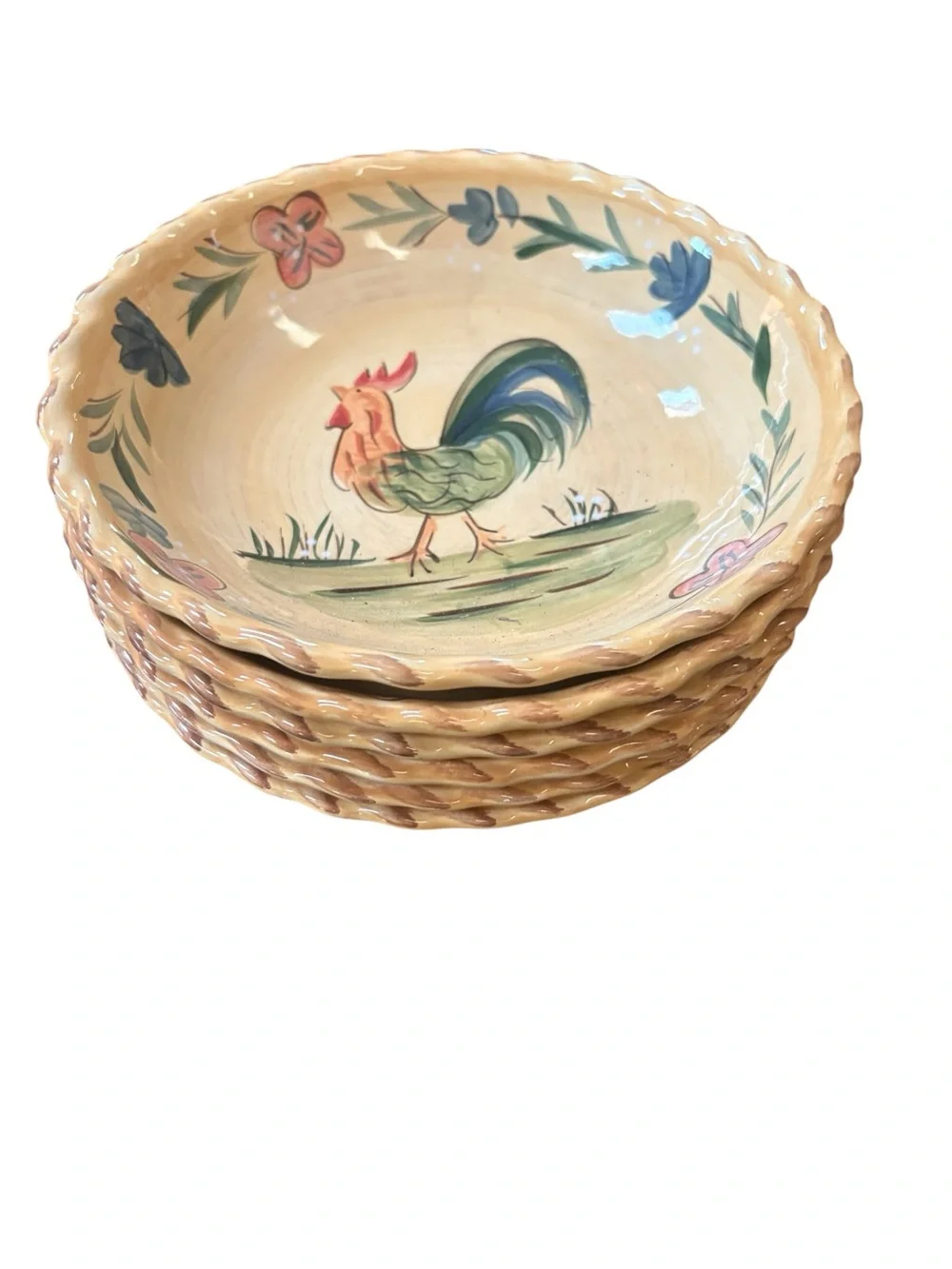 Target Home Hand-Painted Rooster Ceramic 9